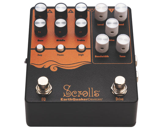 EarthQuaker Devices Scrolls Bass Odyssey Preamp/Drive Pedal