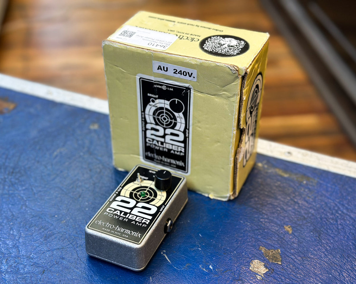 ギター Electro-Harmonix 22 Caliber Power Amp EHX Caliber 22 With Amp Modelling (Korg Pandora Stomp) - YouTube