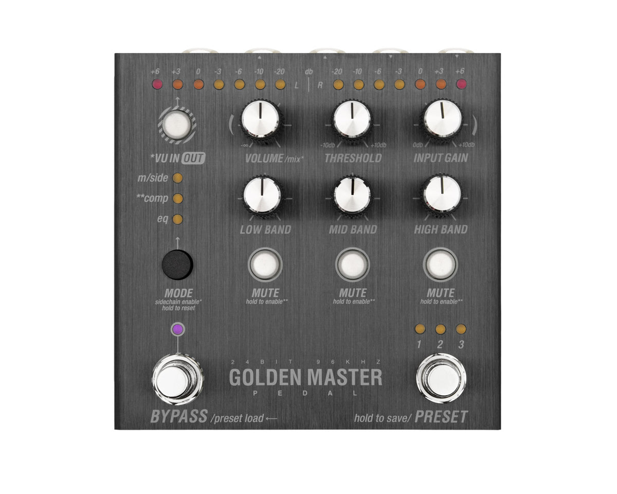 Golden Master Pedal エフェクター ENDORPHIN.ES(エンドルフィン) GOLDEN MASTER PEDAL Black
