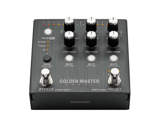 Endorphin.es Golden Master Pedal Multi-Dimensional Effects Processor - Black