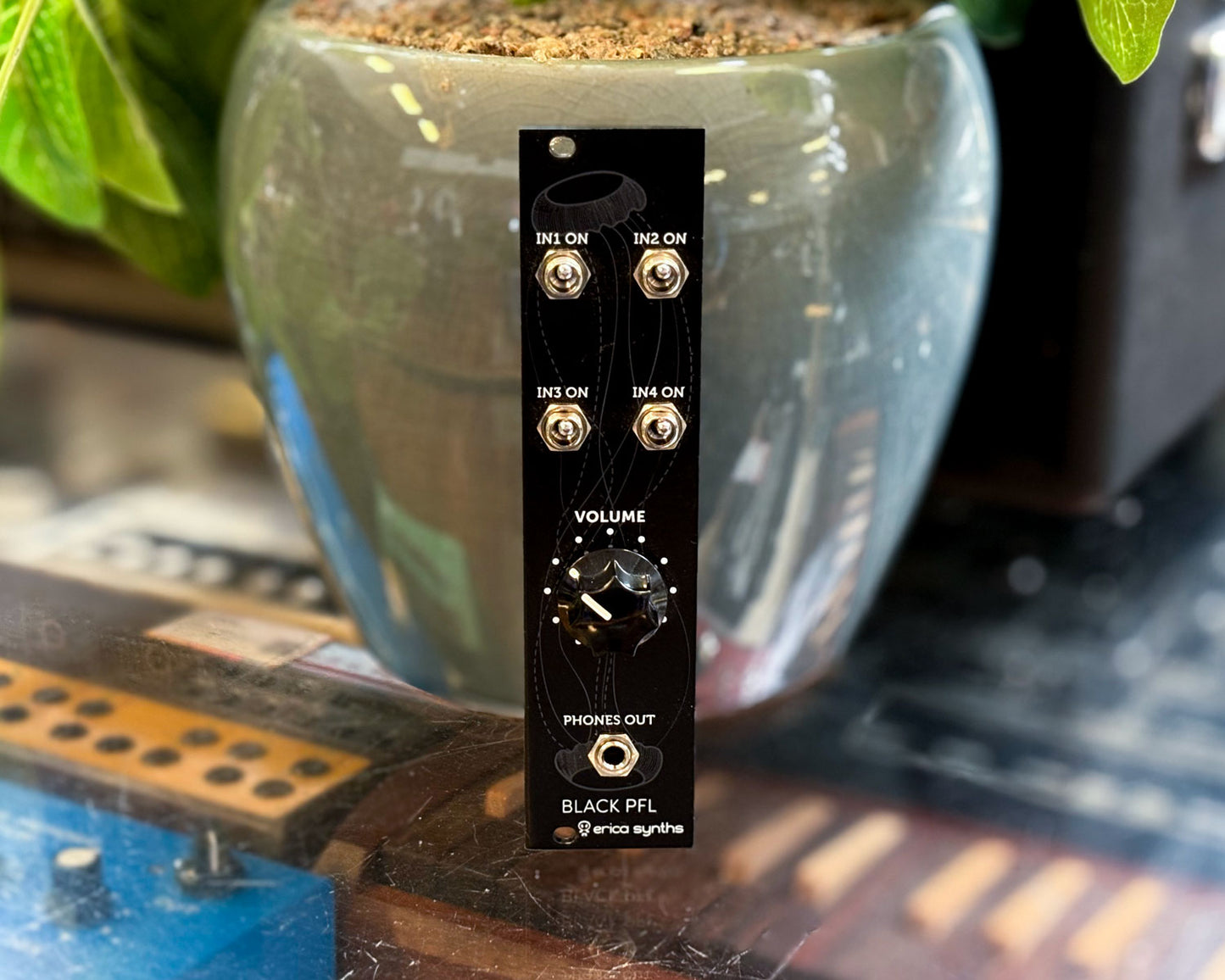 Erica Synths Black PFL Expander for Stereo Mixer