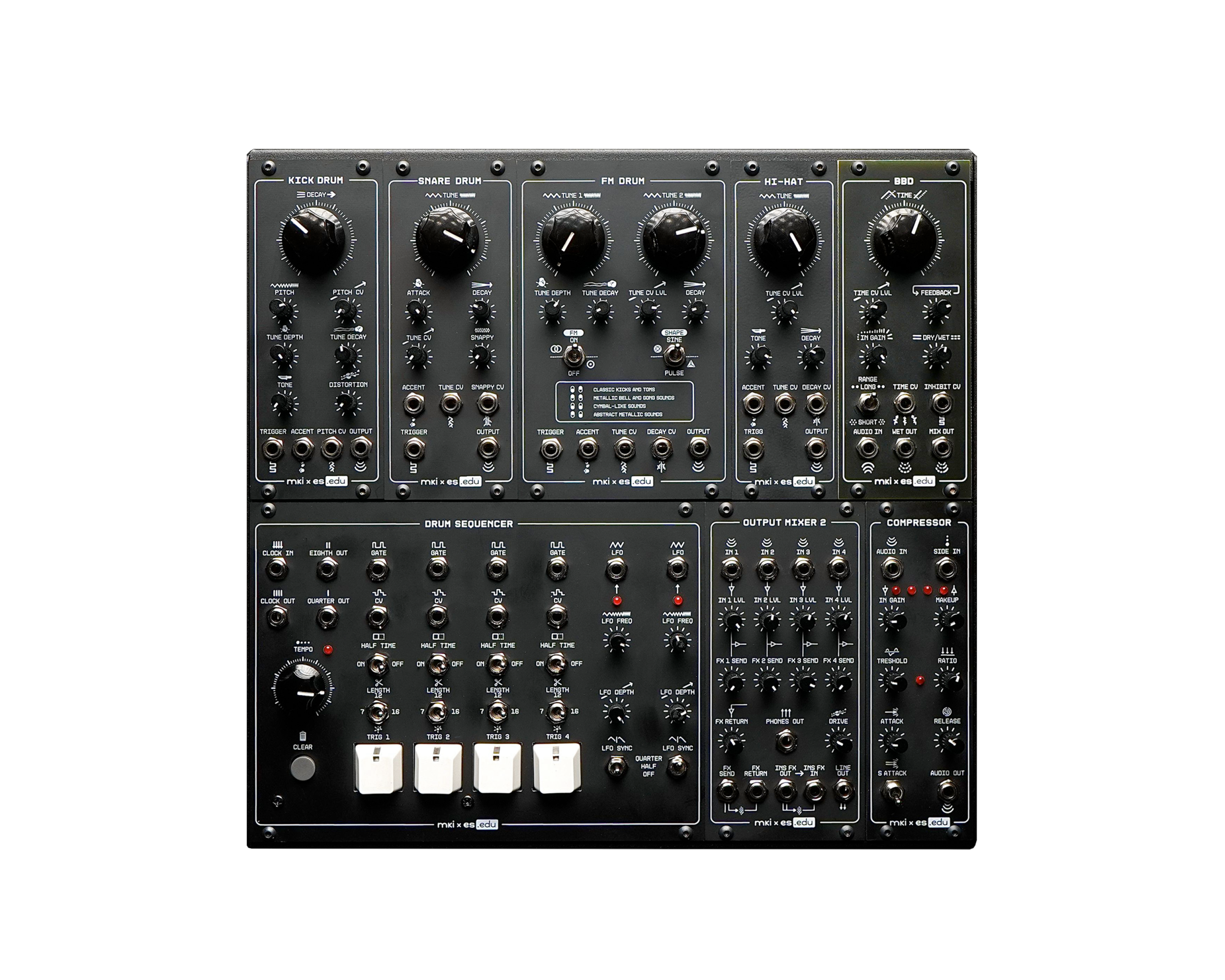 Erica Synths KONSTRUKT-8 EDU DIY Drum Kits Set – Found Sound