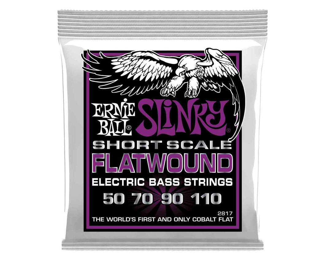 Ernie Ball 2817 Slinky Flatwound Short Scale Electric Bass Strings