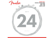 Load image into Gallery viewer, Fender 250B6 Bass VI Strings .024 - .100