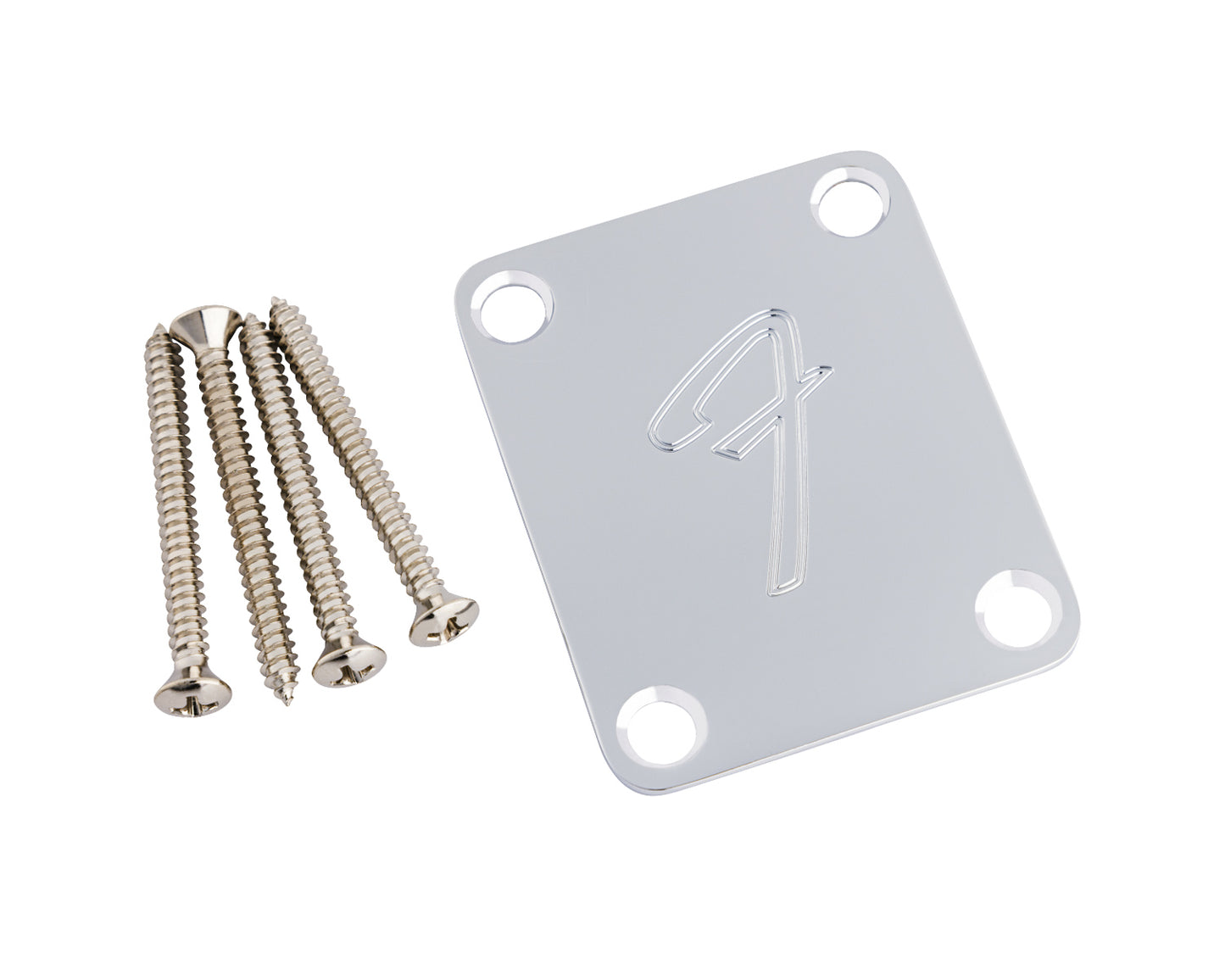 Fender 4-Bolt Vintage-Style Neck Plate "F"