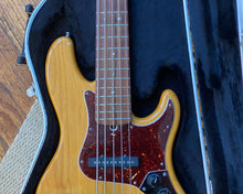 Load image into Gallery viewer, '05 Fender 60th Anniversary Jazz 5 Bass - Natural w/ OHSC