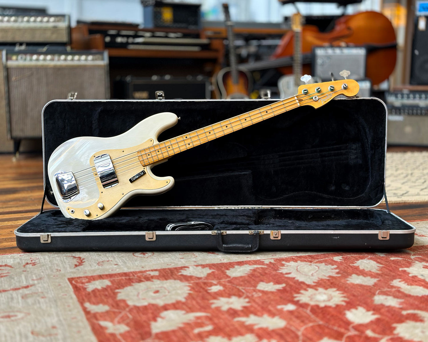 2008 Fender American Vintage '57 Precision Bass - White Gold