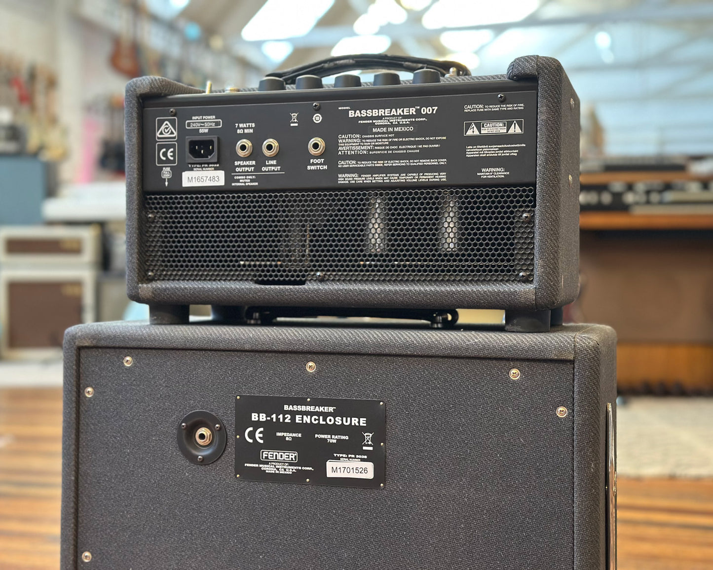 Fender Bassbreaker 007 Head & Matching BB-112 Cabinet