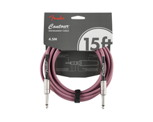 Load image into Gallery viewer, Fender Contour 15' Cable - Burgundy Mist