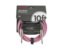 Load image into Gallery viewer, Fender Contour Instrument Cable Burgundy Mist 10'