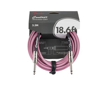 Load image into Gallery viewer, Fender Contour Instrument Cable Burgundy Mist 18.6'