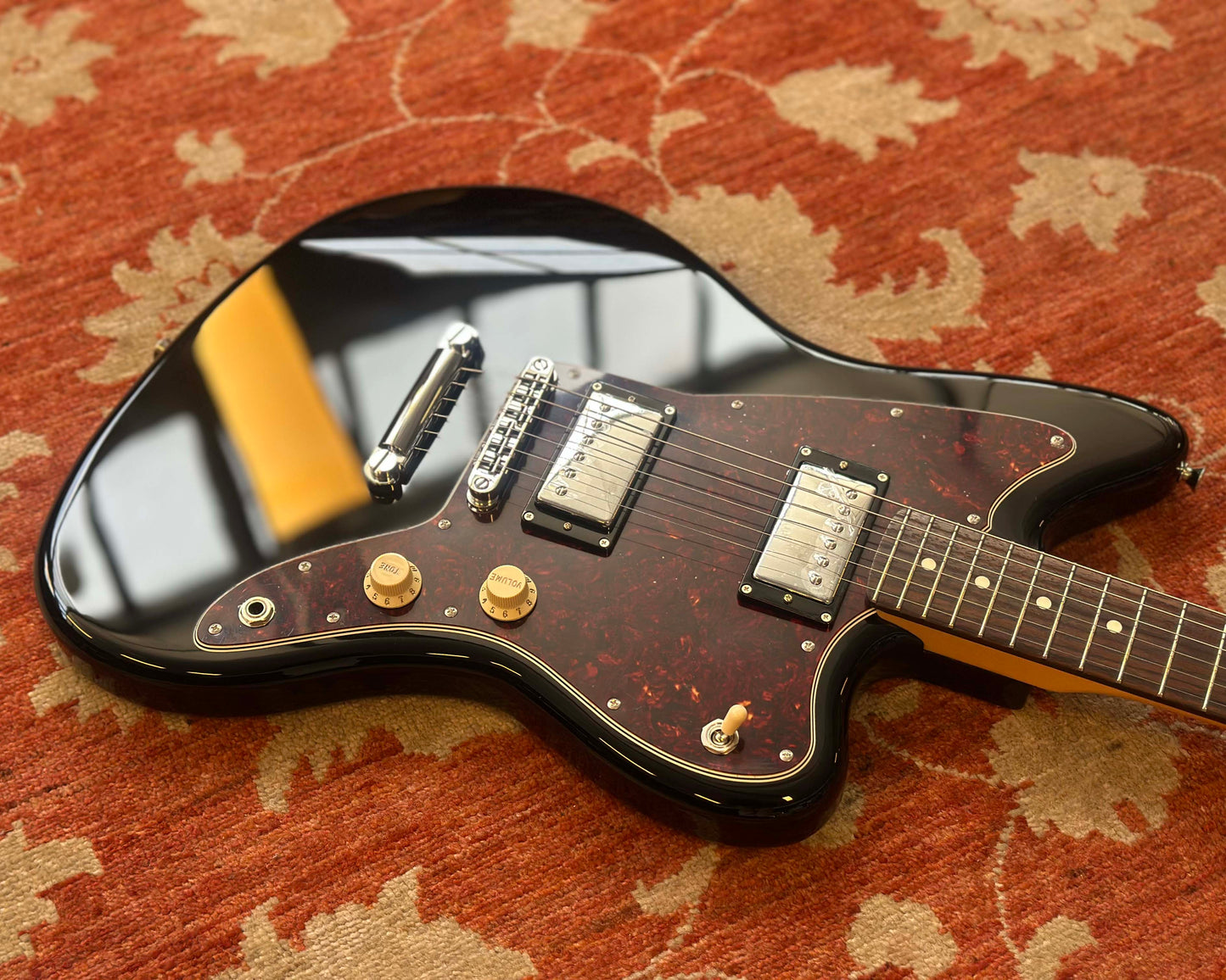 Fender Made in Japan Adjusto-Matic Jazzmaster HH - Black