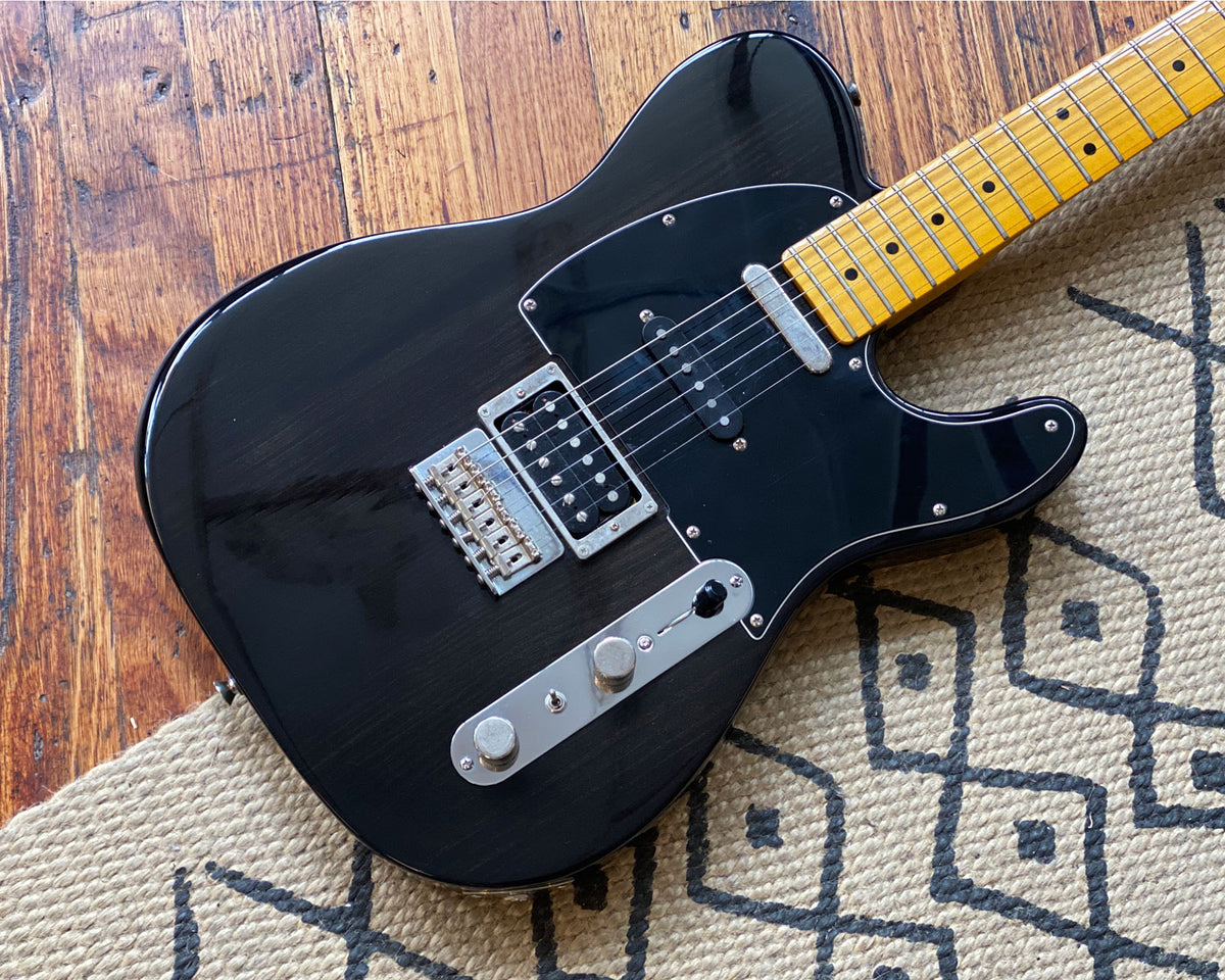 2014 Fender Modern Player Telecaster Plus - Charcoal Transparent