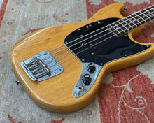 Load image into Gallery viewer, 1980 Fender Mustang Bass - Natural Finish w/ HSC (4.9kg)