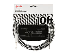 Load image into Gallery viewer, Fender Pro 10' Instrument Cable - Checkerboard
