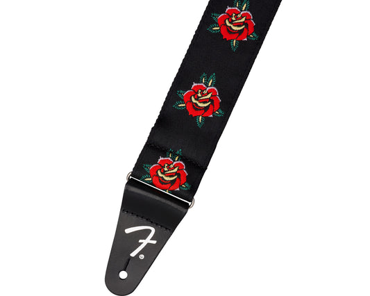 Fender Rose Strap, Red, 2"