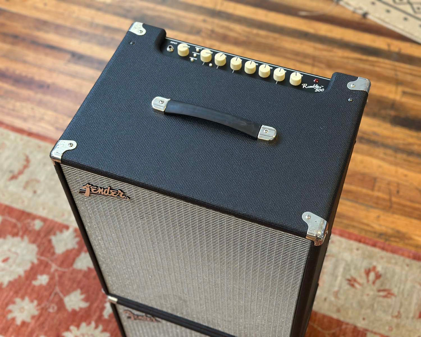 Fender Rumble 500 Bass Stack - Rumble 500 w/ 1x12" Extension Cabinet