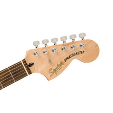 Load image into Gallery viewer, Fender Squier Affinity Series Stratocaster Mustang Micro Pack, Laurel Fingerboard, Black, Gig Bag