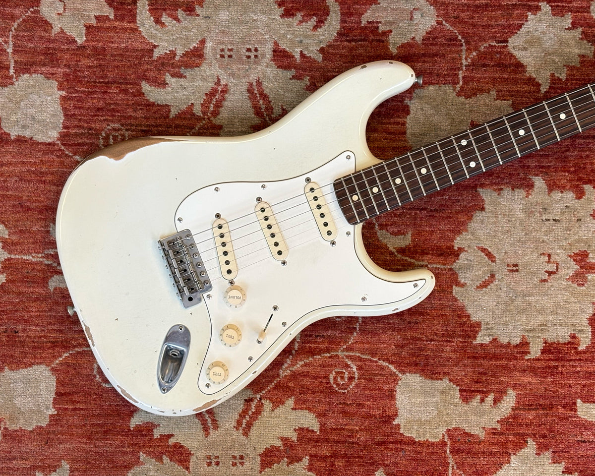 2010 Fender Road Worn '60s Stratocaster - Olympic White – Found Sound
