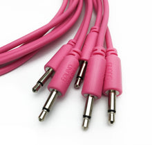 Load image into Gallery viewer, Found Sound 50cm Pink Patch Cable x 5