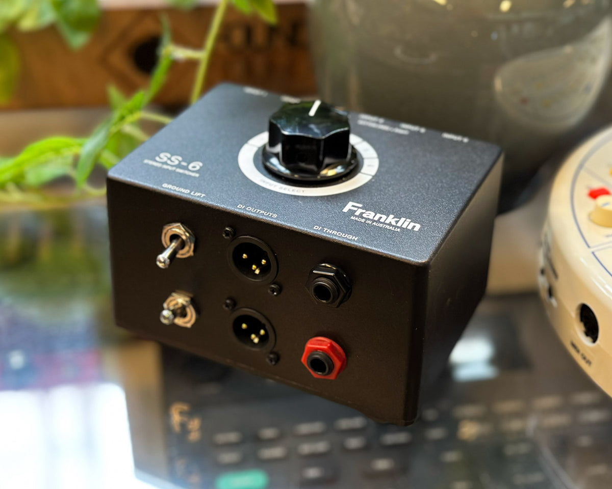 Franklin Audio / SS-6 DI ステレオスイッチャー SS-6 Switchable Input Stereo DI – Franklin Audio