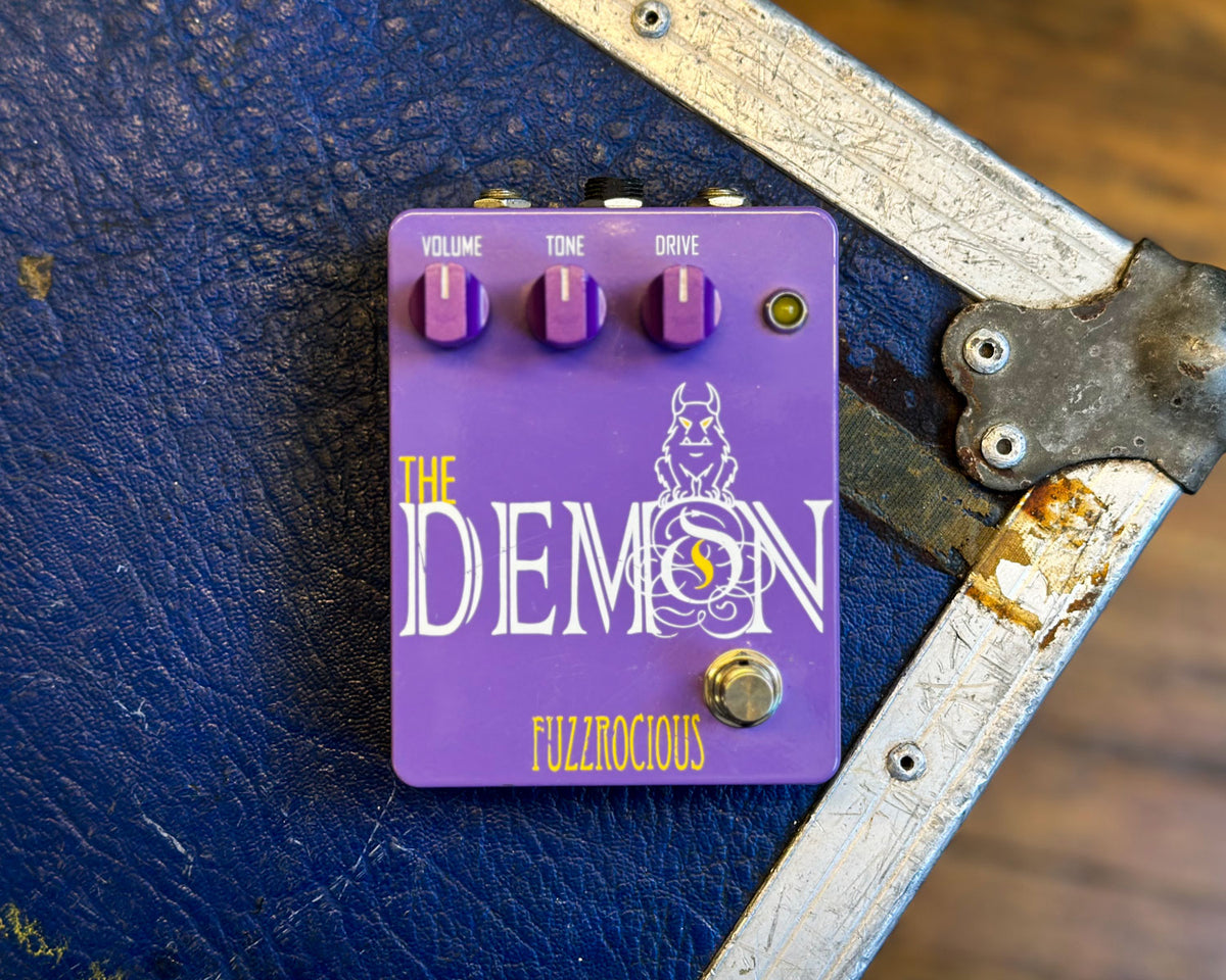FUZZROCIOUS The DEMON ディストーション Fuzzrocious Demon Overdrive Pedal - Guitar FX Direct