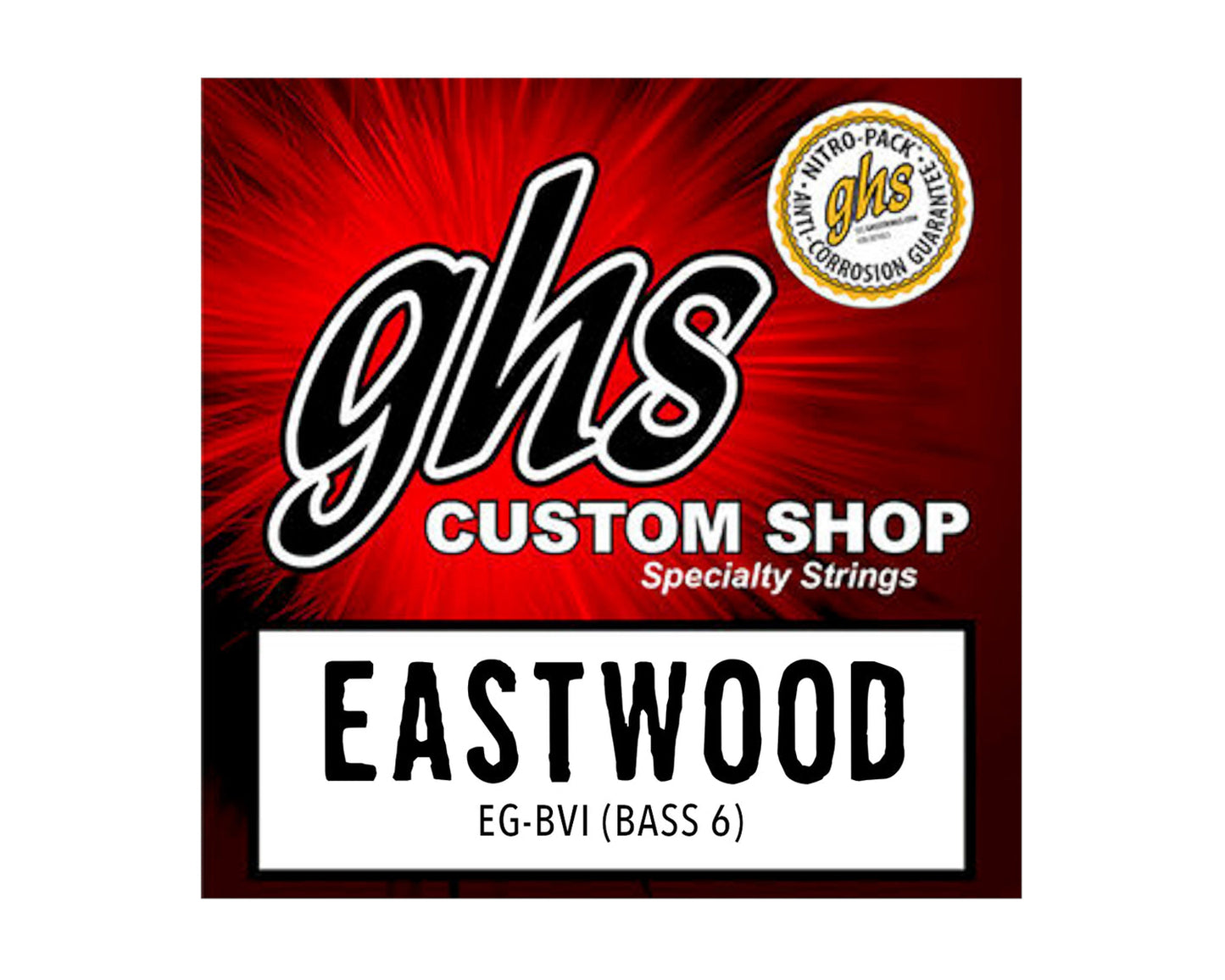 GHS Eastwood EG-BVI Hooky Bass 6 - Peter Hook Signature String Set