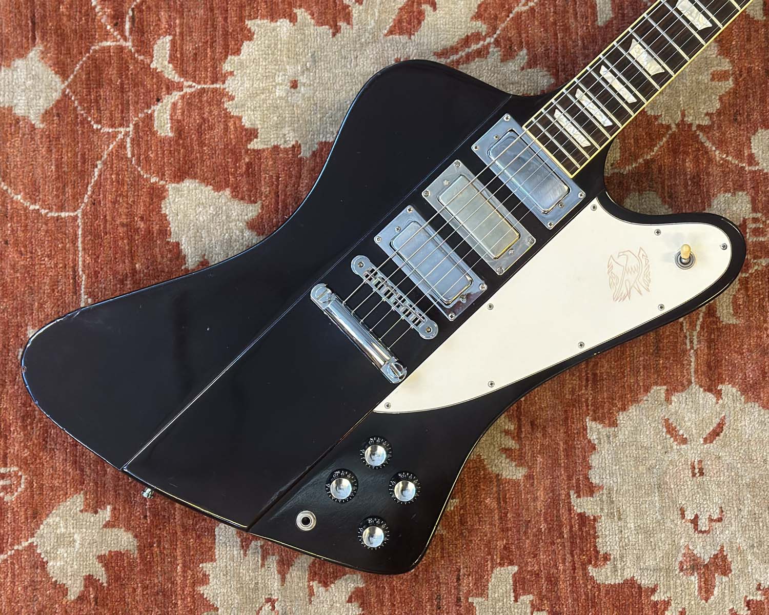 Gibson Firebird 96年製　リフレット済み 1996 Gibson Firebird Electric Guitar w/OHSC - Black (Top Refin