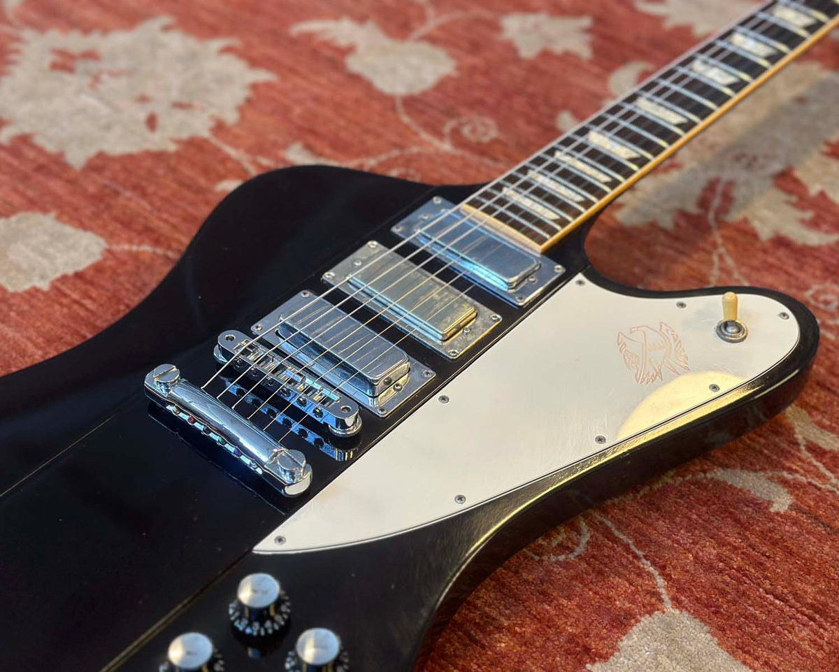 1996 Gibson Firebird Electric Guitar w/OHSC - Black (Top Refin