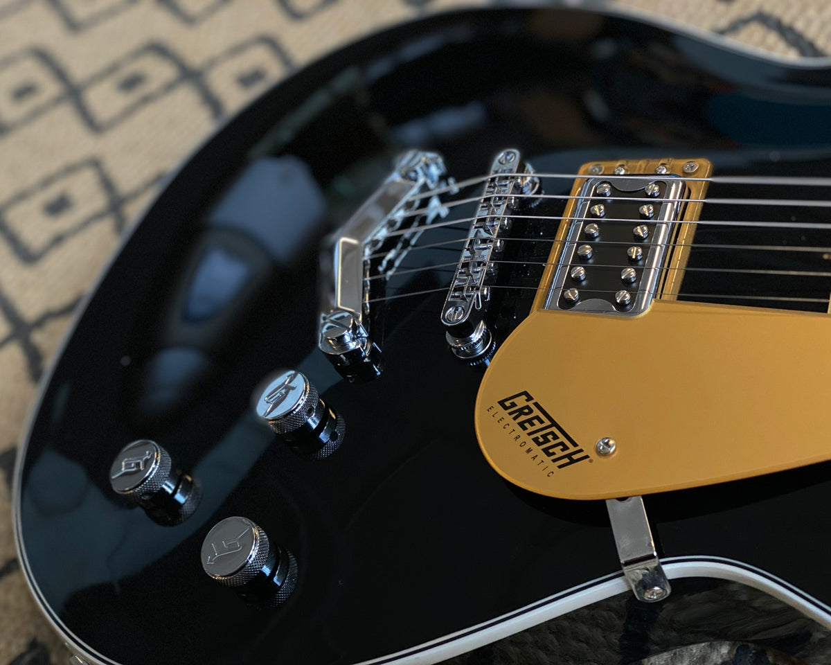 Gretsch G5222 Electromatic Black w/ Kluson Locking Tuners Found Sound