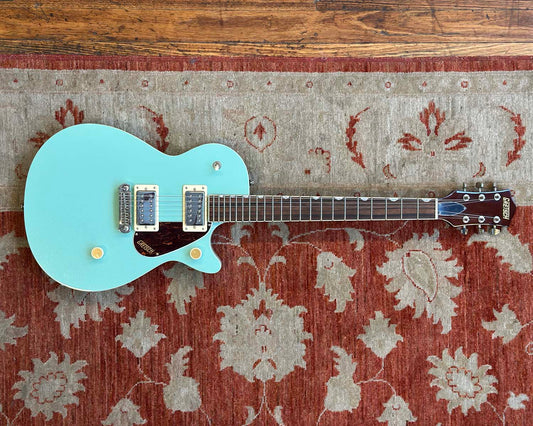Gretsch Streamliner Jet Club Single-Cut in Mint Metallic with Hard Case