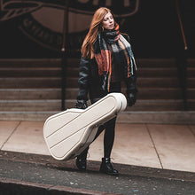 Load image into Gallery viewer, Hiscox Pro-II Dreadnought Acoustic Guitar Case Ivory