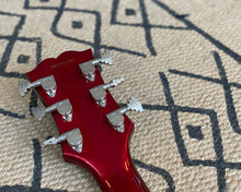 Load image into Gallery viewer, '07 Hagstrom Viking Deluxe - Red Sparkle w/ OHSC in Tweed