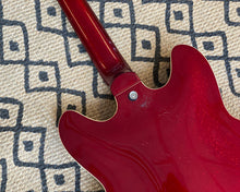 Load image into Gallery viewer, '07 Hagstrom Viking Deluxe - Red Sparkle w/ OHSC in Tweed