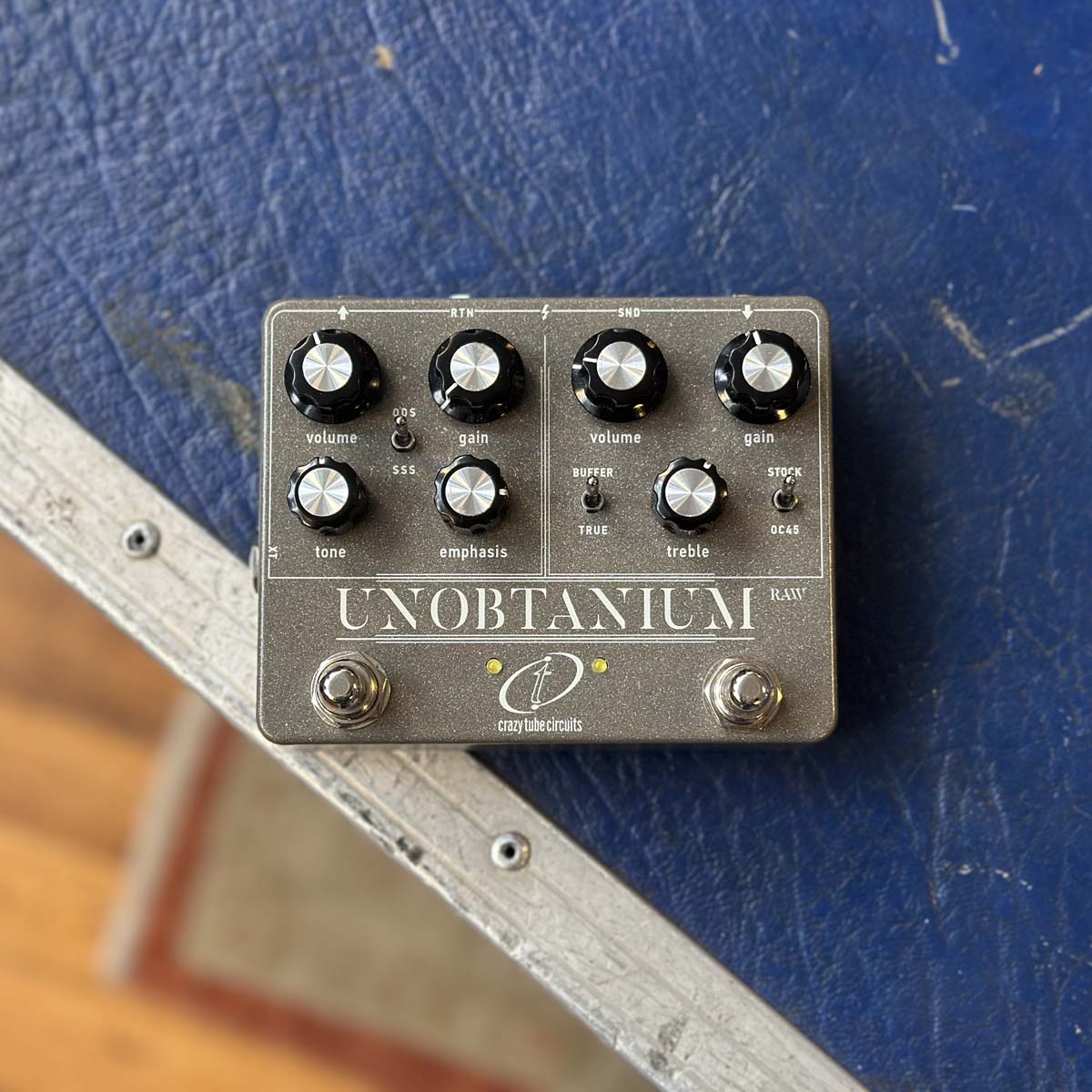 Unobtanium Raw Limited Edition Dual Overdrive Effects Pedal