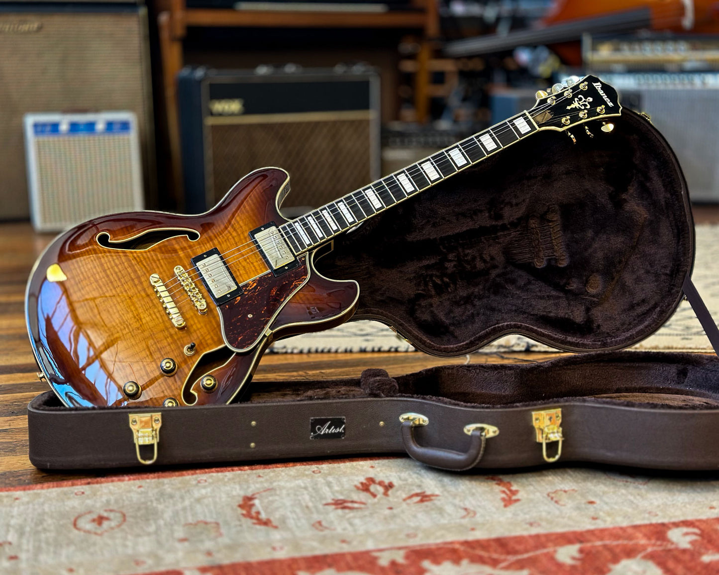Ibanez AS93FM - Expressionist Artcore Violin Sunburst Hollowbody Guitar