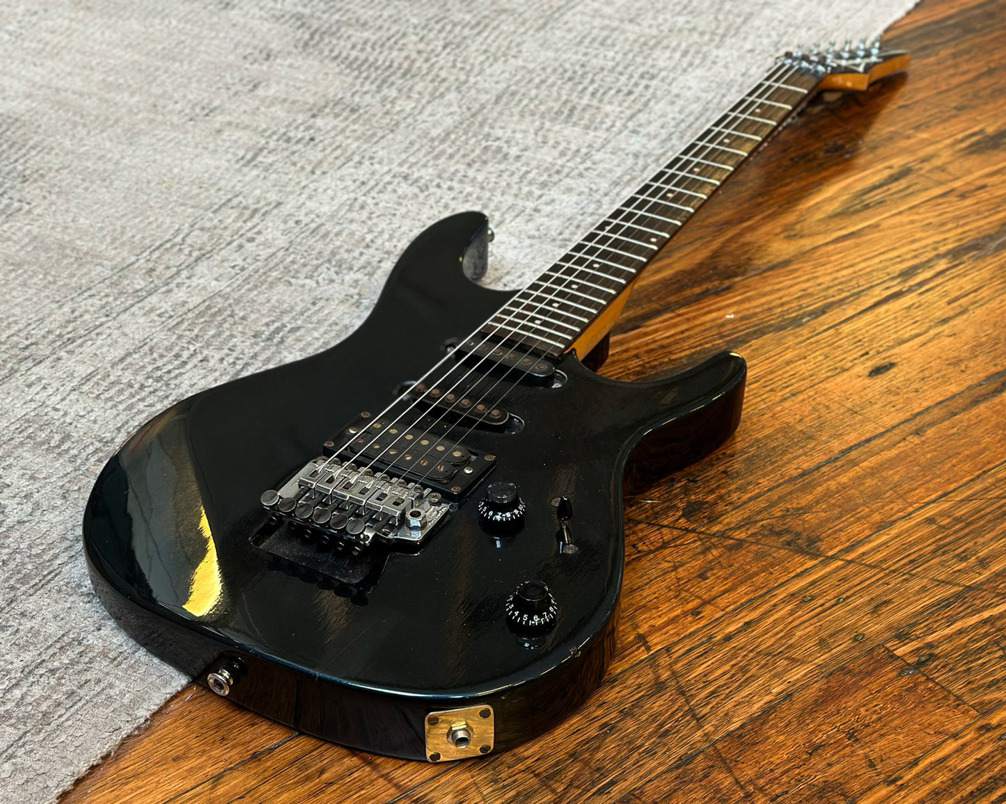 1988 Ibanez RG 340 Roadstar II - Dark Blue w/ HSC