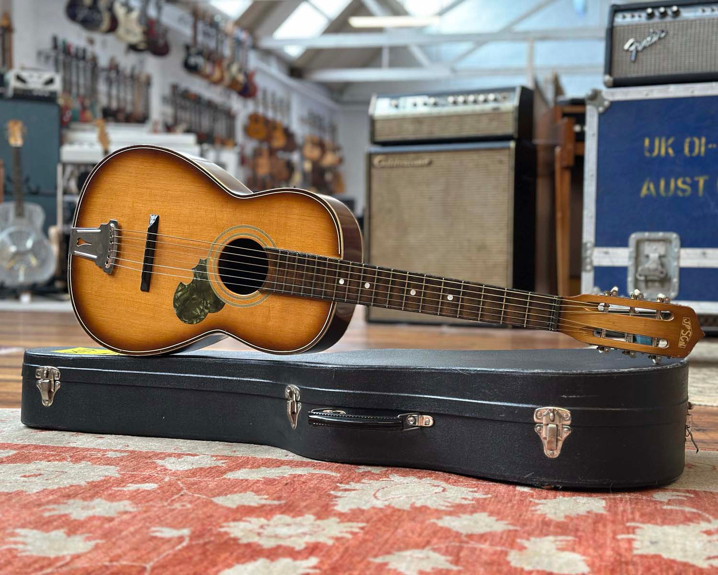 1960s Jason (Nagoya Suzuki) 'No. 5' Parlour Acoustic Guitar