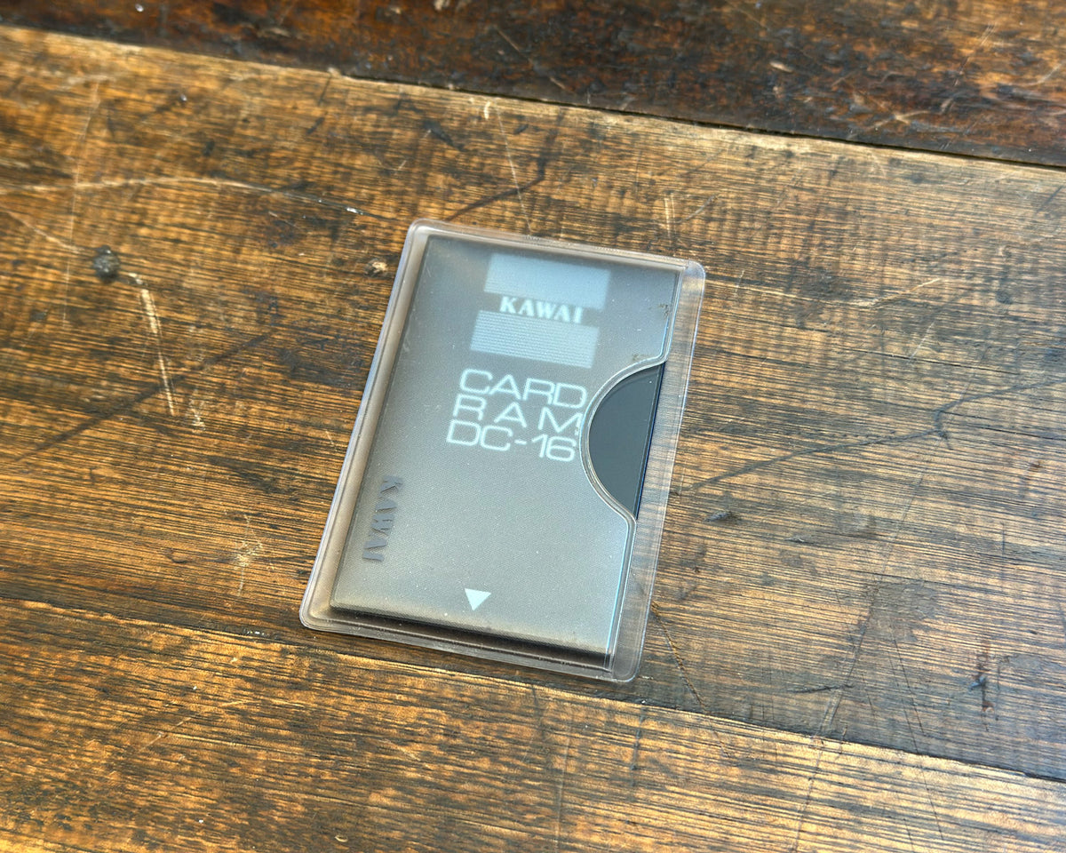 MATRIXSYNTH: Rare Kawai DC-16 RAM Card For K4 Synthesizer