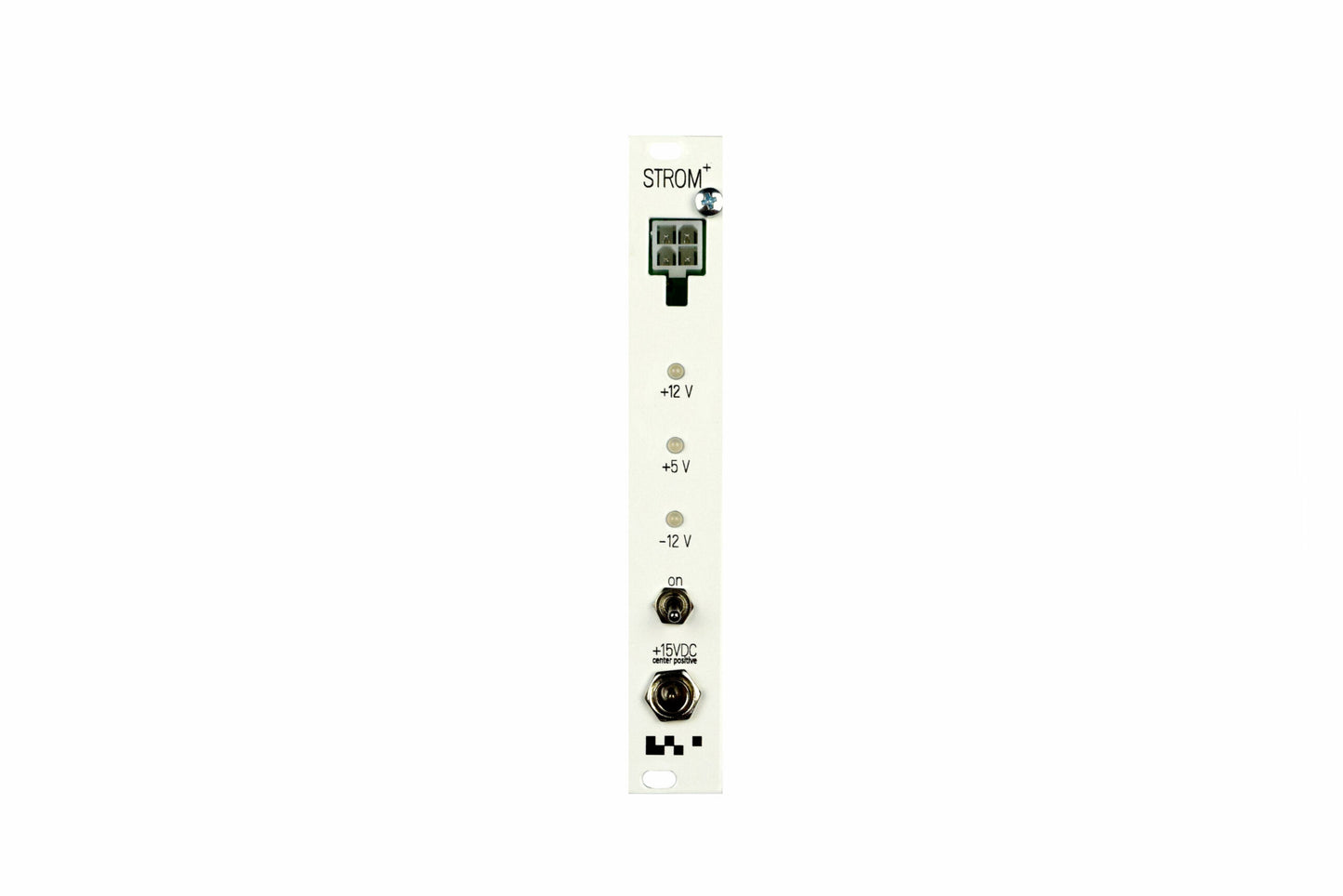 KOMA Elektronik Case 3U 84HP - White (Powered)