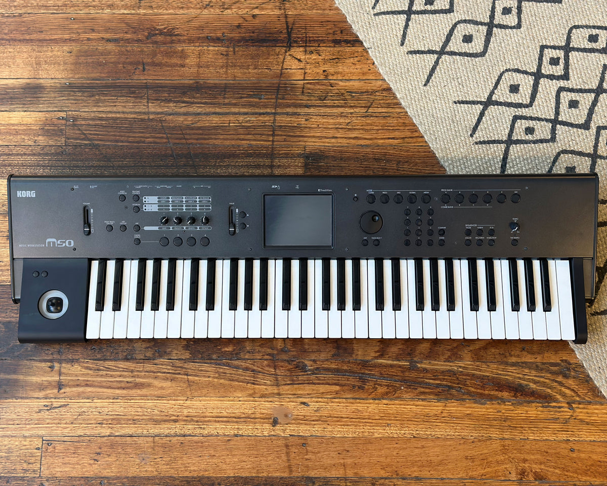KORG M50 61 Workstation with Keyboard Stand – Found Sound