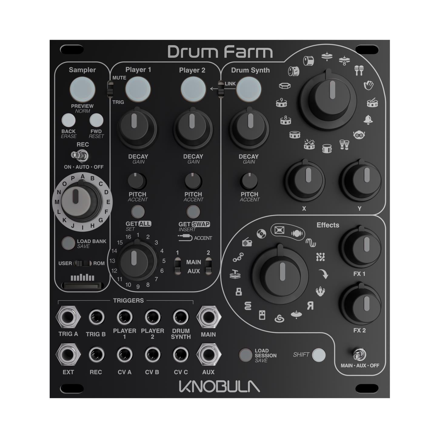 Knobula Drum Farm - Dark