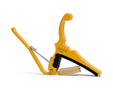 Load image into Gallery viewer, Kyser Fender KGEFBBA Quick Change Electric Guitar Capo - Butterscotch Blonde