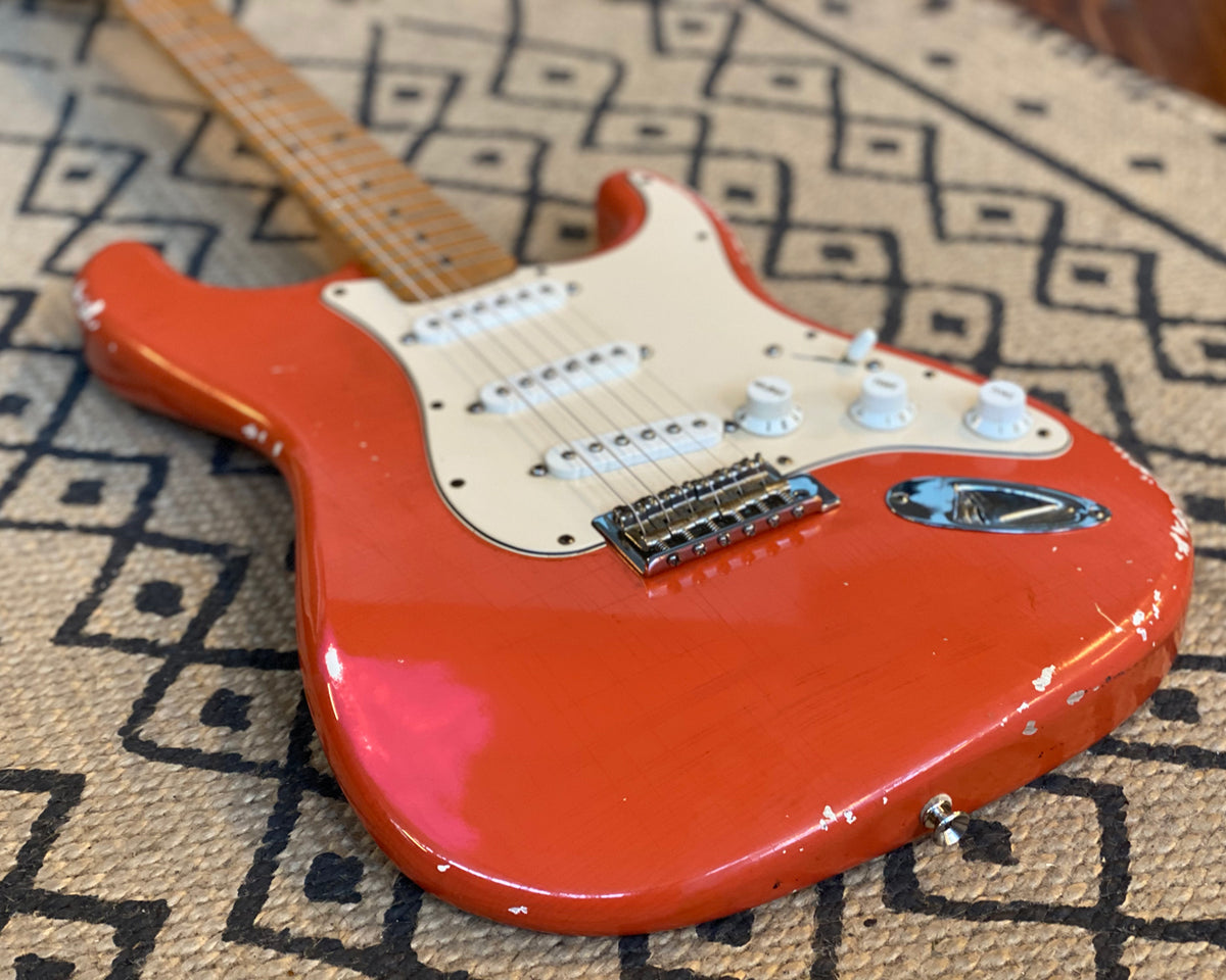 MJT Stratocaster - Fender MIM Standard Neck! - Tahitian Coral