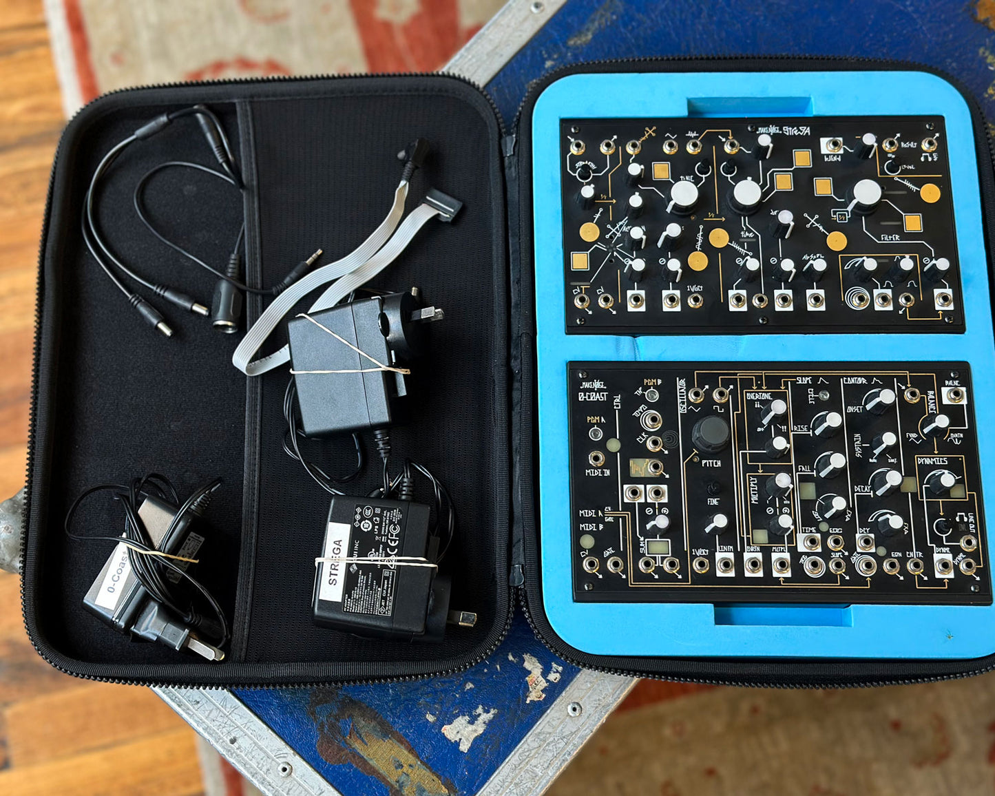 Make Noise Strega/0-Coast Bundle w/ Analog Cases Carry Case