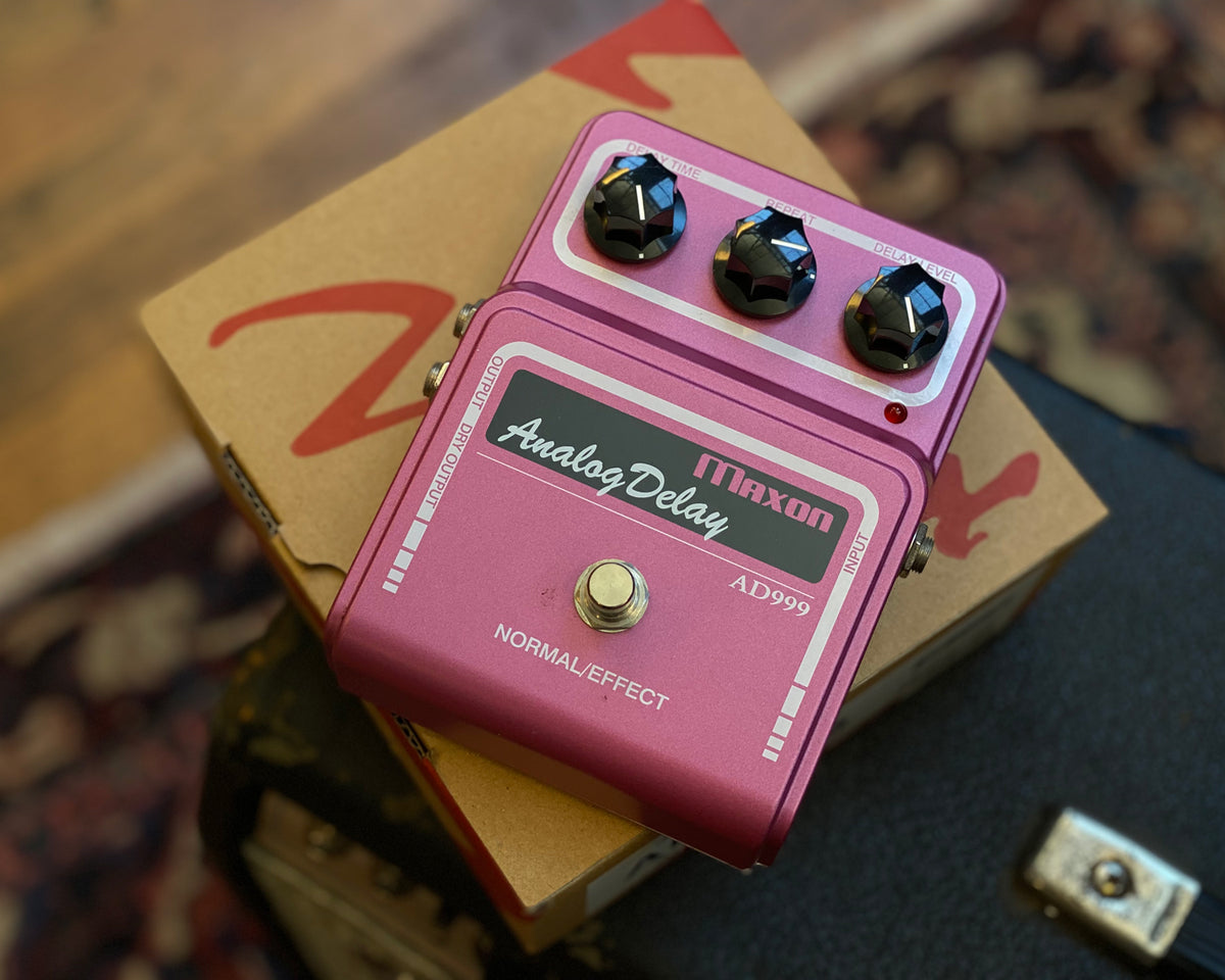 Maxon Analog Delay AD999 ピンク Maxon AD999 Analog Delay Pedal | Sweetwater