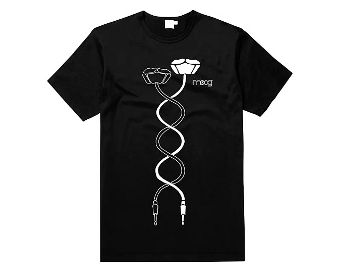 Moog Moogfest 2018 Floral Cables DNA Tee XL