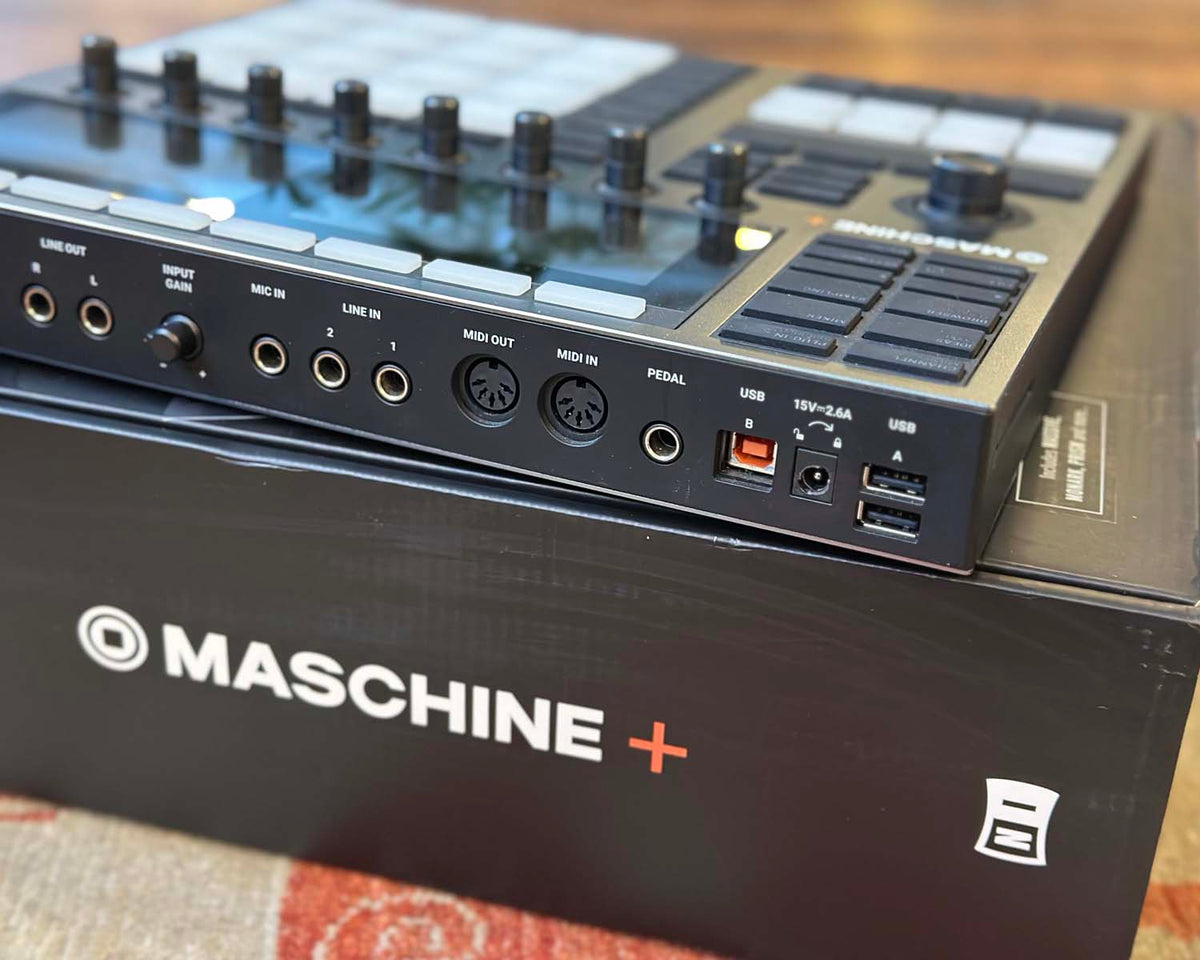 Native Instruments Maschine+ w/ Decksaver, Briefcase & Expansion Packs