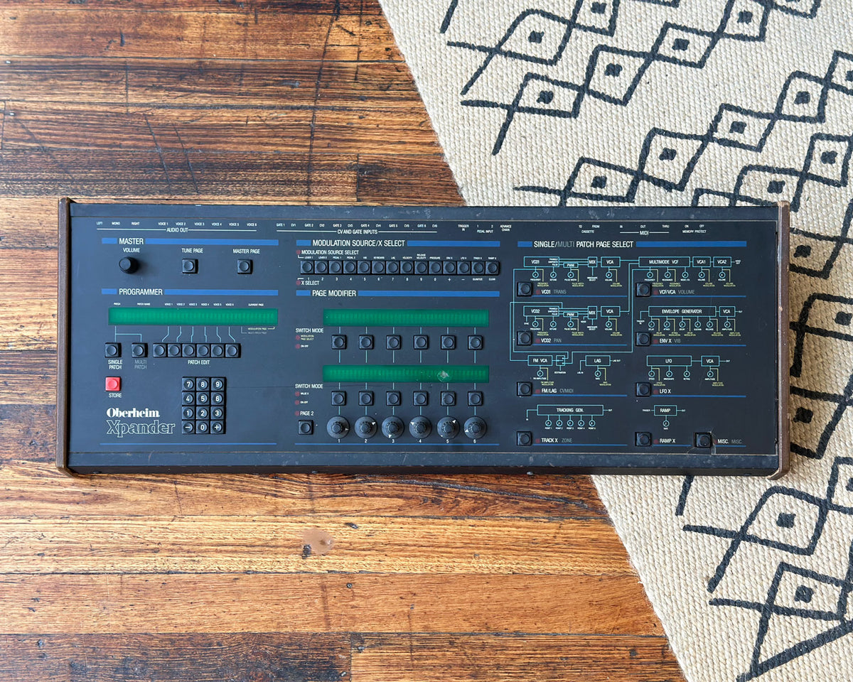 80s Oberheim XP-1 Xpander Six-Voice Analogue Synthesiser 