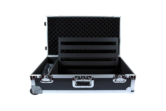 Pedaltrain Classic 3 Tour Case Wheeled Tour Case in Black Honeycomb Finish